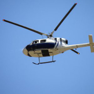 lot helikopterem